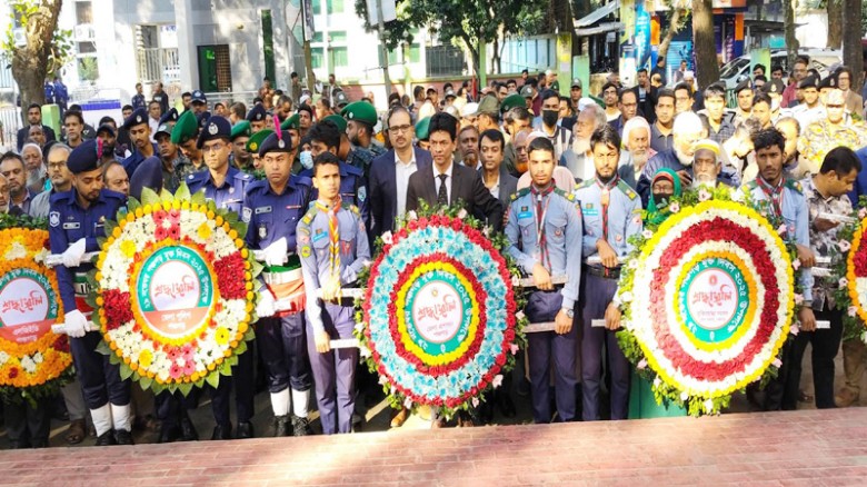 পঞ্চগড়ে যথাযোগ্য মর্যাদায় মুক্ত দিবস বর্ণাঢ্য শোভাযাত্রা পালিত