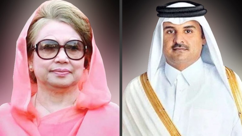 সাবেক প্রধানমন্ত্রী খালেদা জিয়ার মৃত্যুতে কাতার আমিরের শোক